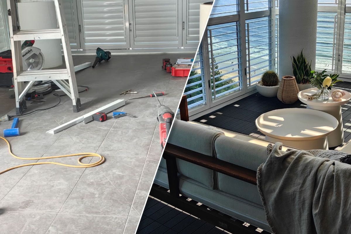 Why Customers Resurface Even Newly Tiled Terraces & Balconies with DECKO Tiles?