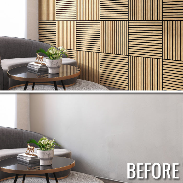 Acoustic Sound Dampening Wall Panels <b>Sample Pack</b> | DECKO SOUNDSCAPE - $8.90 handling fee with free delivery (1 / address)
