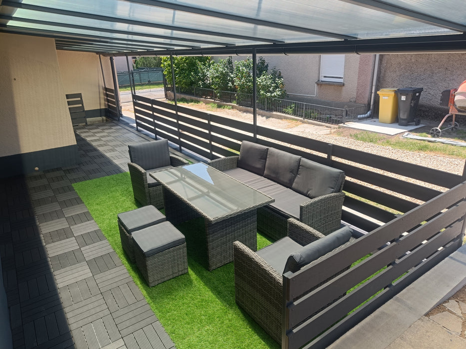 <b>Deck Tiles</b> - Premium WPC Interlocking | DECKO (300x 300x20 mm tile) - <b>select colour</b> - (One Piece)