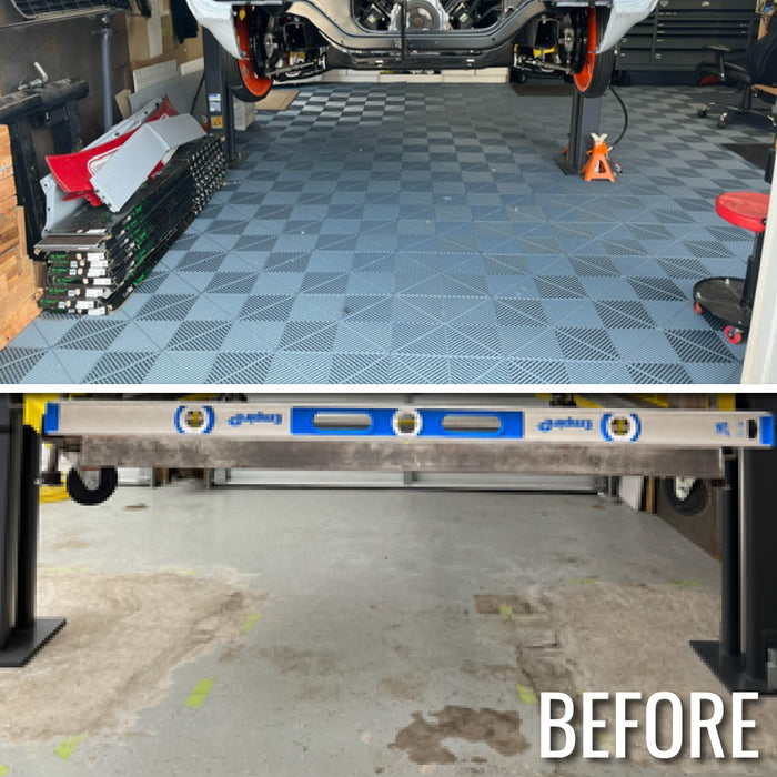 <b>Garage Tile Samples</b> - Interlocking Polypropylene Flooring - Build your Own Selection | DECKO - Fully Refundable (up to 6 items)