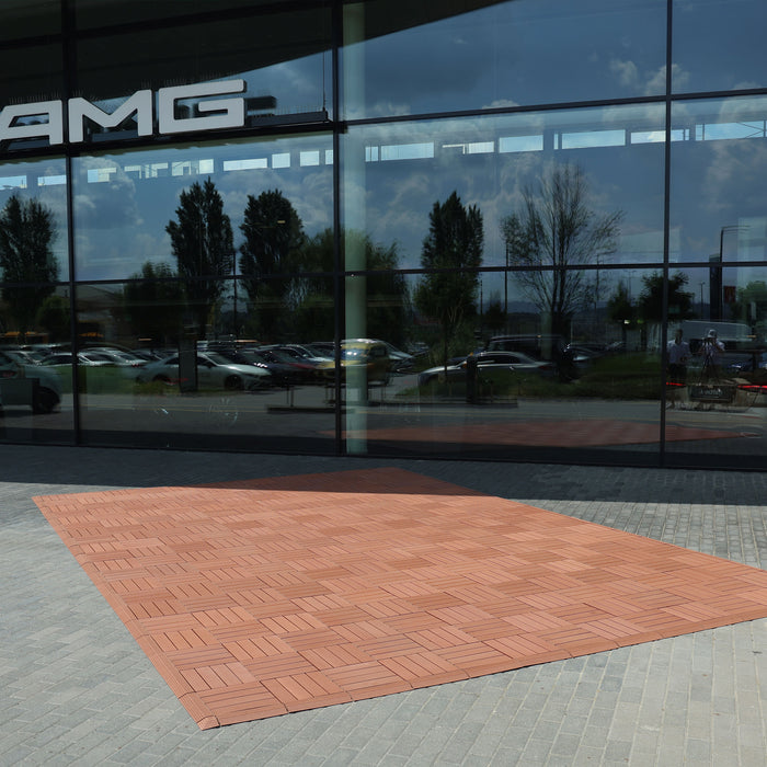<b>Deck Tiles Expo Kits</b> - Premium WPC Interlocking - | DECKO - Choose from standard sizes or create a custom-sized order tailored to your needs!