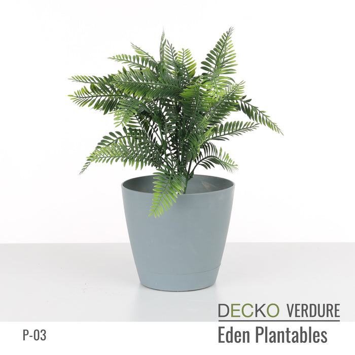 Plantable Artificial Plants - <b>SYLVA</b> Collection (2 Sets of 3 different plants) | DECKO Verdure Eden Plantables