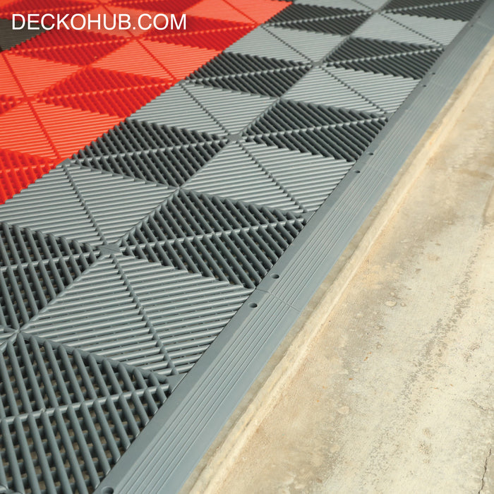 Garage Tile - Interlocking Polypropylene Flooring | DECKO <b>DURANTE</b> (400x400x18 mm tile) - <b>Select Color</b>