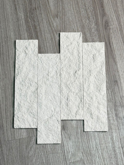 Flexible 3D Stone Wall Panels - <b>BRICO NATURALE</b> - Box of 12 Interlocking Peel-and-Stick Panels <b>1.08m<sup>2</sup></b> coverage | DECKO Flexistone