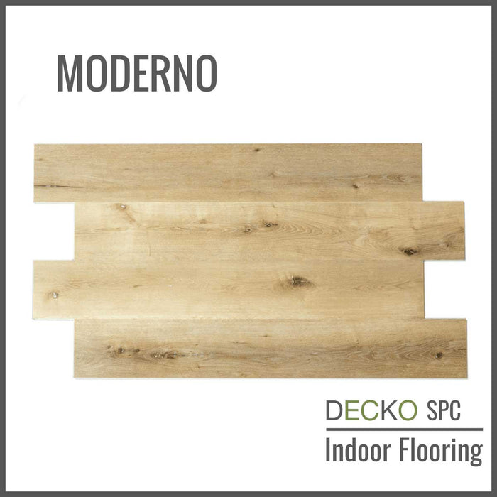 SPC Hybrid Vinyl Plank Flooring - <b>MODERNO</b> - Waterproof Stone Plastic Composite | DECKO (2.23 m<sup>2</sup> box)