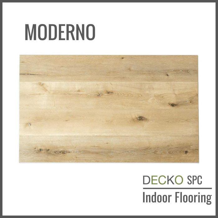 SPC Hybrid Vinyl Plank Flooring - <b>MODERNO</b> - Waterproof Stone Plastic Composite | DECKO (2.23 m<sup>2</sup> box)