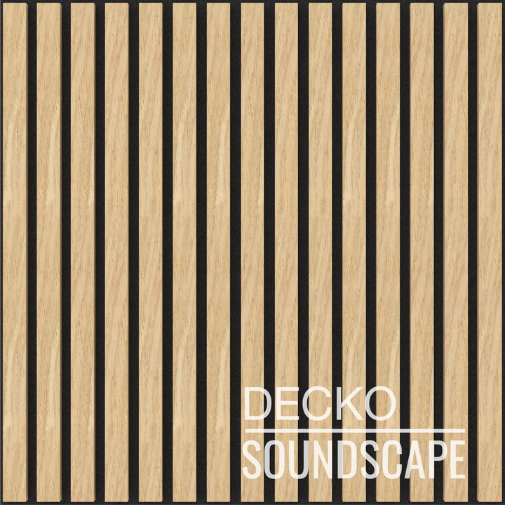 Acoustic Sound Dampening Wall Panels - <b>MAPLE Square</b> - box of 5 panels (600x600mm) <b>1.8 m<sup>2</sup></b> coverage | DECKO SOUNDSCAPE
