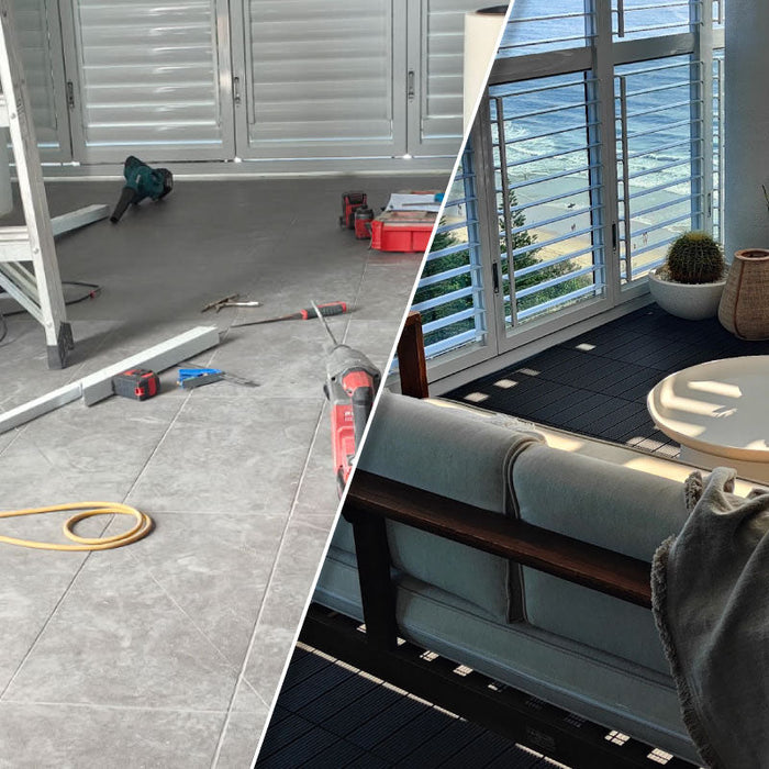 Why Customers Resurface Even Newly Tiled Terraces & Balconies with DECKO Tiles?