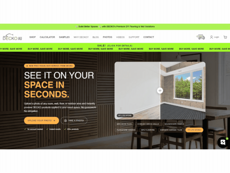 Photograph your space