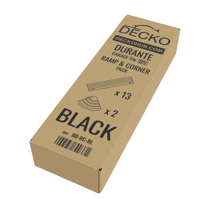 Ramp Edge & Corner - BLACK- DECKO DURANTE N (13+2/box)