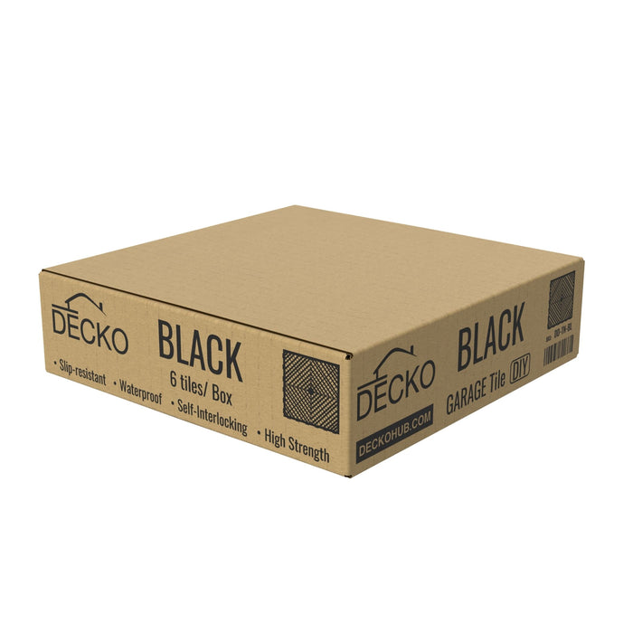 <b>BLACK - DECKO Durante N Tile -(Box with 6 tiles)</b>