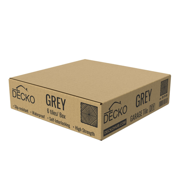 GRAY - DECKO Durante N Tile - (Box with 6 tiles)