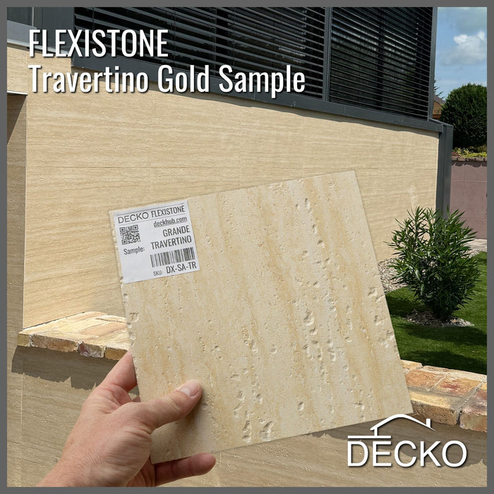 Flexible 3D Stone Wall Panel Samples | DECKO Flexistone - Free Shipping
