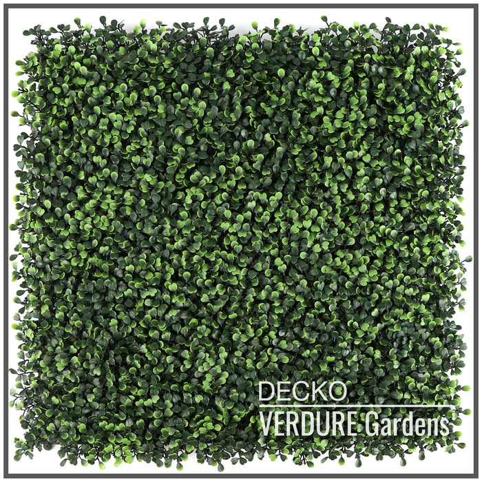 DECKO VERDURE Green Wall - Box of 24 panels: 500mm x 500mm (Choose Style)