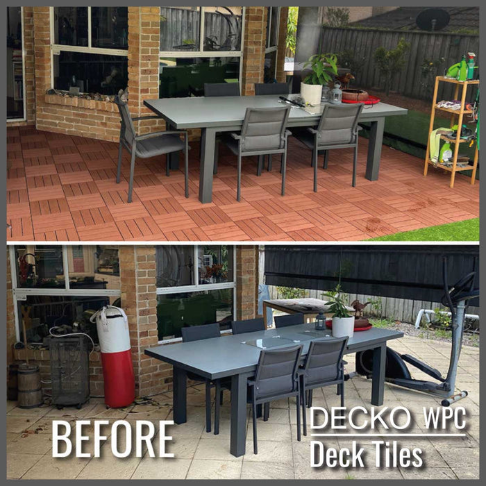 DECKO Premium Tiles - <b>Select Colour</b> - 300/300/20 - Price/Box of 11