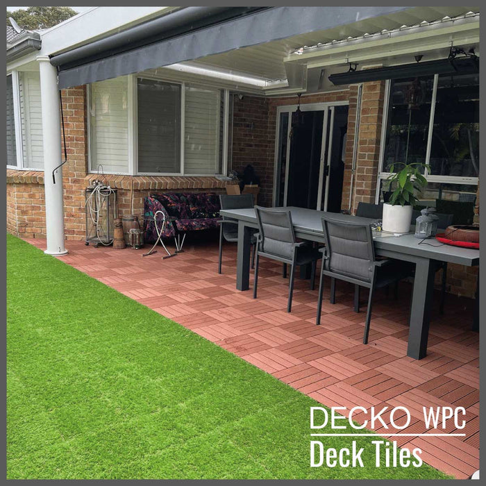 DECKO Premium Tiles - <b>Select Colour</b> - 300/300/20 - Price/Box of 11