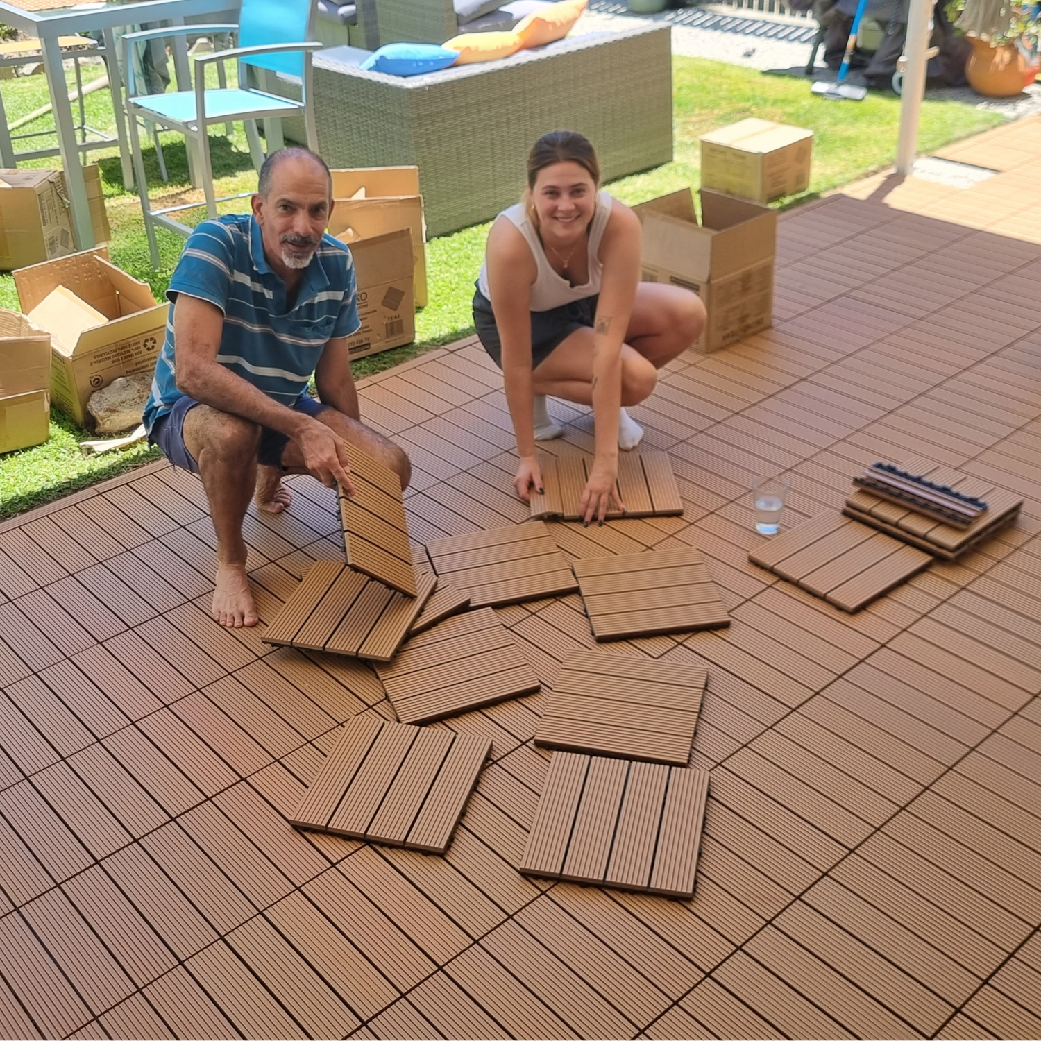 The easiest way to install a new deck surface