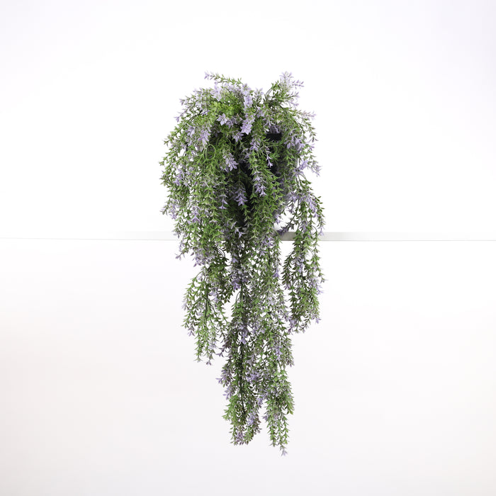 DECKO Verdure Babylon Cascades - VIOLA - Collection of 6 individual Artificial Hanging Plants