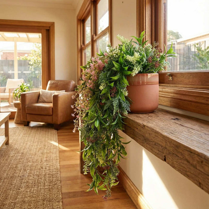 Artificial Hanging Plants - <b>JASMINE</b> Collection (5 different plants) | DECKO Verdure Babylon Cascades