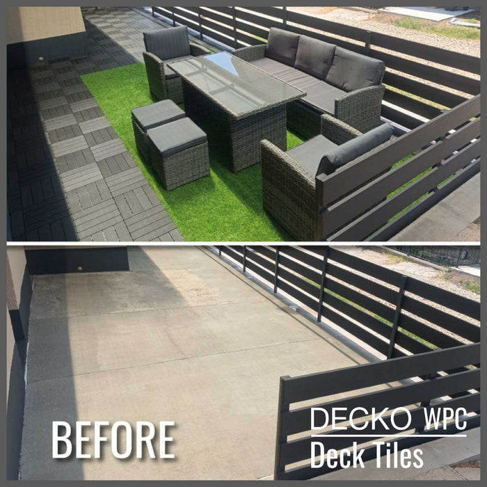 DECKO Premium Tiles - <b>Select Colour</b> - 300/300/20 - Price/Box of 11