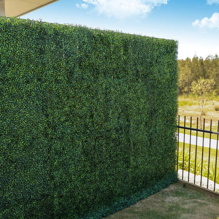 Artificial Plants Green Wall Panel - EVERGREEN - 500x500mm | DECKO VERDURE (0.25 m² panel)