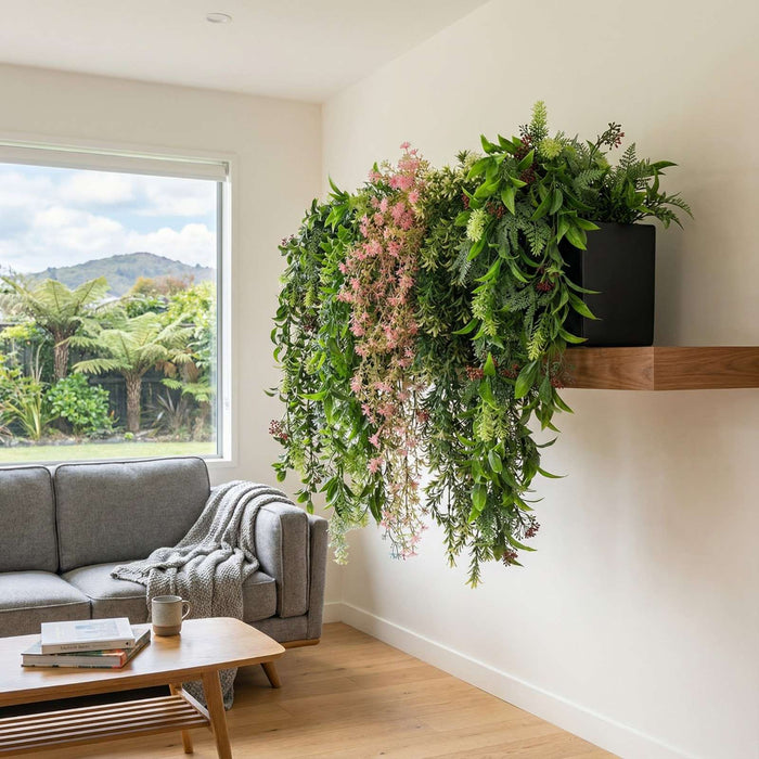 Artificial Hanging Plants - <b>JASMINE</b> Collection (5 different plants) | DECKO Verdure Babylon Cascades