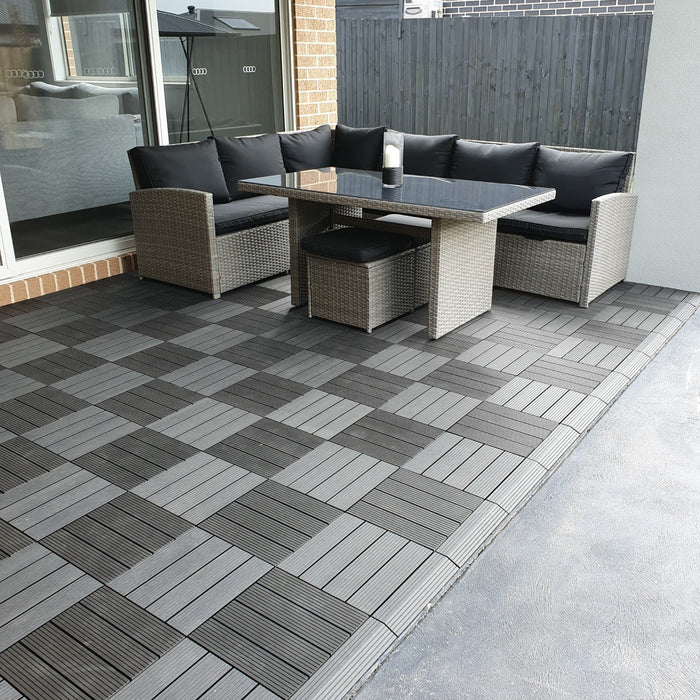 DECKO Premium Tiles - <b>Select Colour</b> - 300/300/20 - Price/Tile