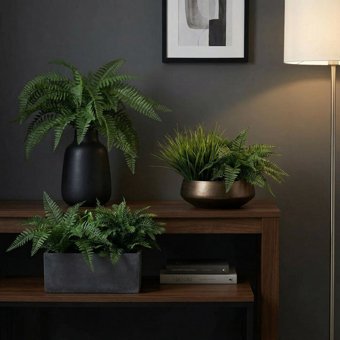 Plantable Artificial Plants - <b>SYLVA</b> Collection (2 Sets of 3 different plants) | DECKO Verdure Eden Plantables