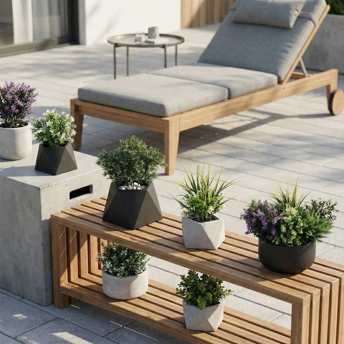 Plantable Artificial Plants - <b>DAHLIA</b> Collection (7 different plants) | DECKO Verdure Eden Plantables