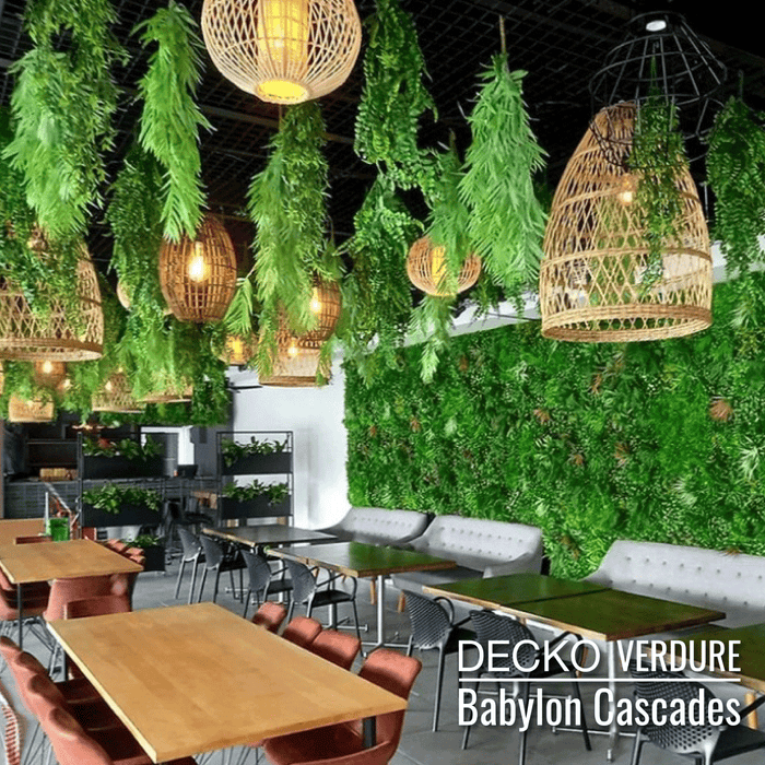 Artificial Hanging Plants - <b>JASMINE</b> Collection (5 different plants) | DECKO Verdure Babylon Cascades