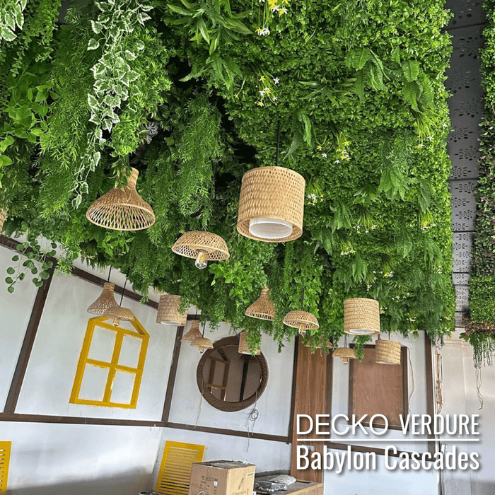 Artificial Hanging Plants - <b>JASMINE</b> Collection (5 different plants) | DECKO Verdure Babylon Cascades