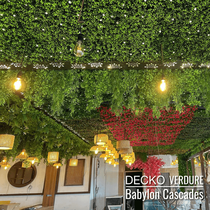 Artificial Hanging Plants - <b>JASMINE</b> Collection (5 different plants) | DECKO Verdure Babylon Cascades
