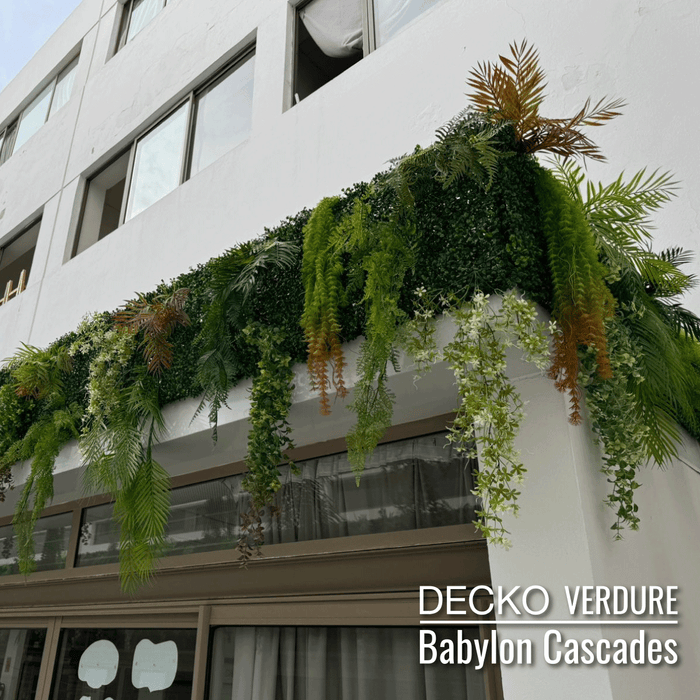 Artificial Hanging Plants - <b>JASMINE</b> Collection (5 different plants) | DECKO Verdure Babylon Cascades