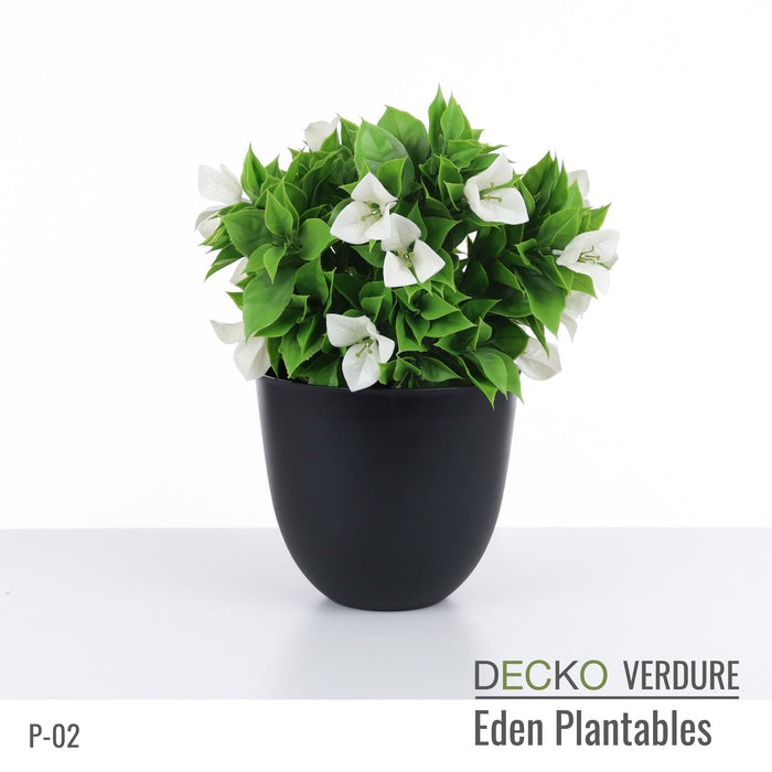 DECKO Verdure Eden Plantables - FLORA - Collection of 8 individual Artificial Plantable Plants