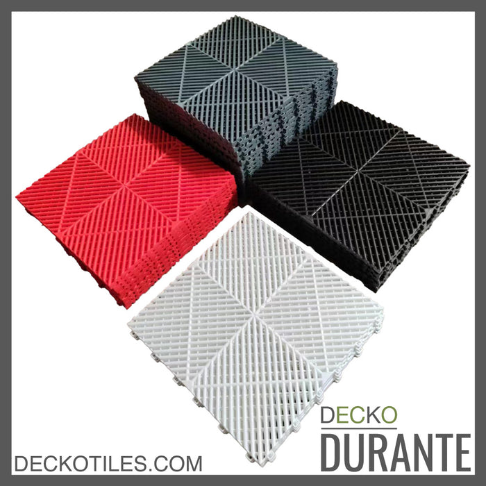 DECKO <strong>DURANTE</strong> Multipurpose Tile - <strong>GREY</strong> - 400/400/18 - Price/Tile