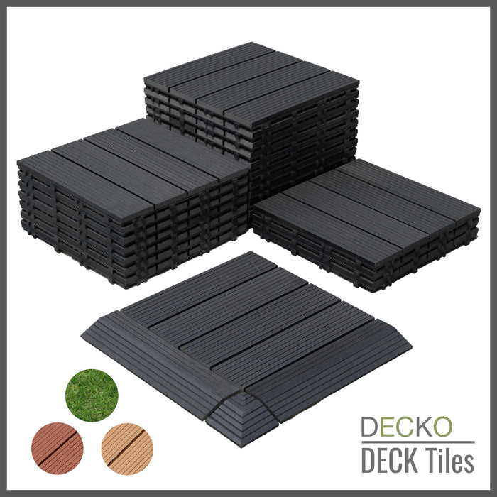 DECKO Premium Tiles - <b>Select Colour</b> - 300/300/20 - Price/Box of 11