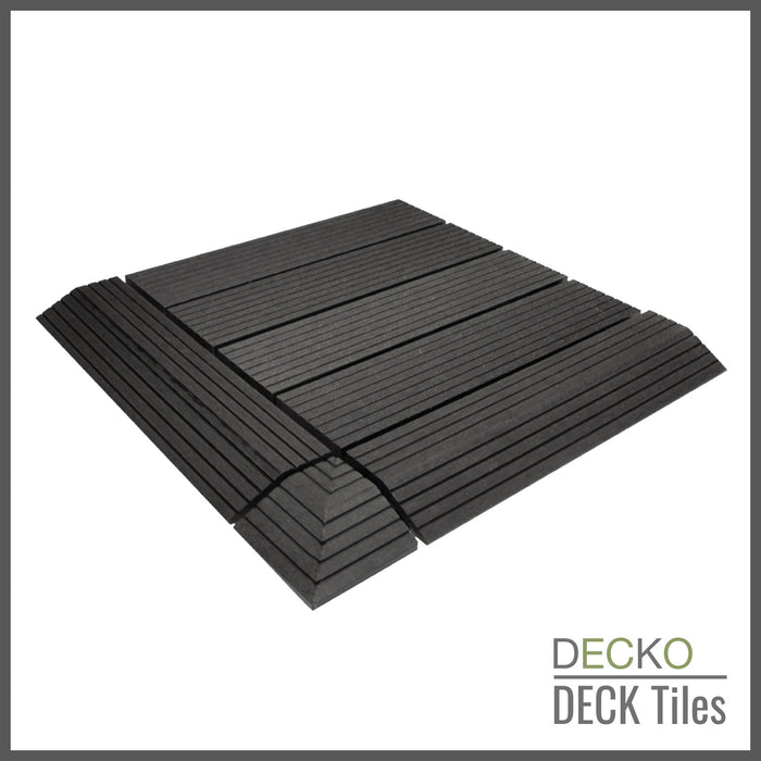 DECKO Premium Tiles - <b>CHARCOAL</b> - 300/300/20 - Price/Tile