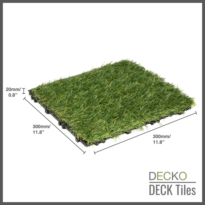 DECKO Premium Tiles - <b>GRASS</b> - 300/300/20 - Price/Tile