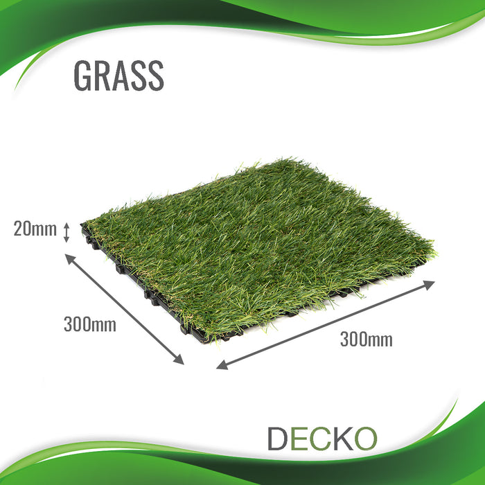 DECKO Premium Tiles - <b>GRASS</b> - 300/300/20 - Price/Tile