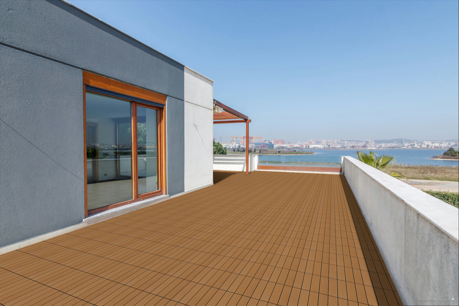 After WPC Deck Tiles