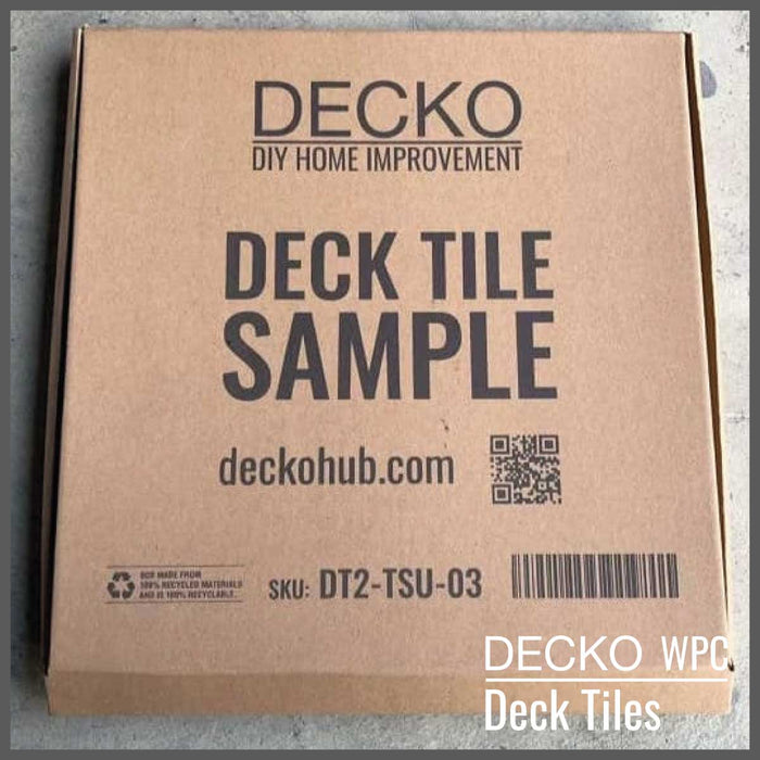 DECKO Tiles <b>Full Tile Sample</b> with Free Delivery (one/address only)