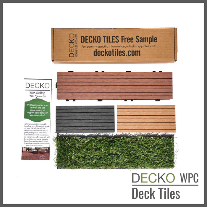 <b>Sample Pack DECK Tiles</b> Free Delivery ($9.9 Handling fee)
