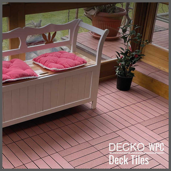 DECKO Premium Tiles - <b>Select Colour</b> - 300/300/20 - Price/Box of 11
