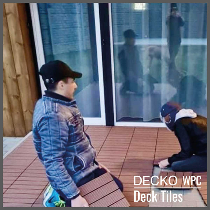 DECKO Premium Tiles - <b>Select Colour</b> - 300/300/20 - Price/Box of 11