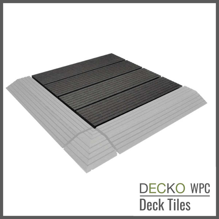 DECKO Premium Tiles - <b>Select Colour</b> - 300/300/20 - Price/Box of 11