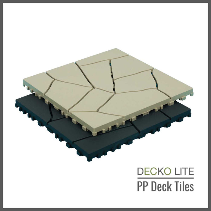Deck Tiles - Build your Own <b>SAMPLE PACK</b> - Interlocking PP Flooring | DECKO Lite - Fully Refundable (up to 6 items)