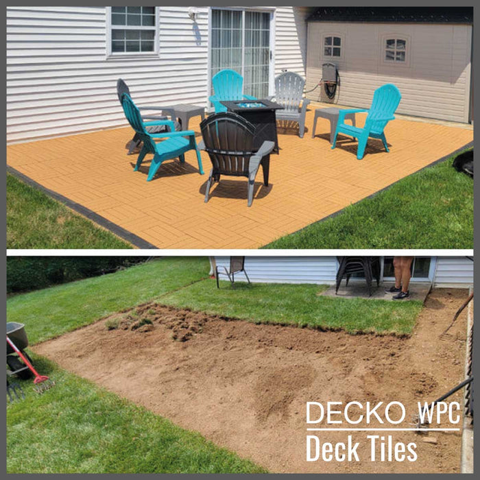 DECKO Premium Tiles - <b>TEAK</b> - 300/300/20 - Price/Tile