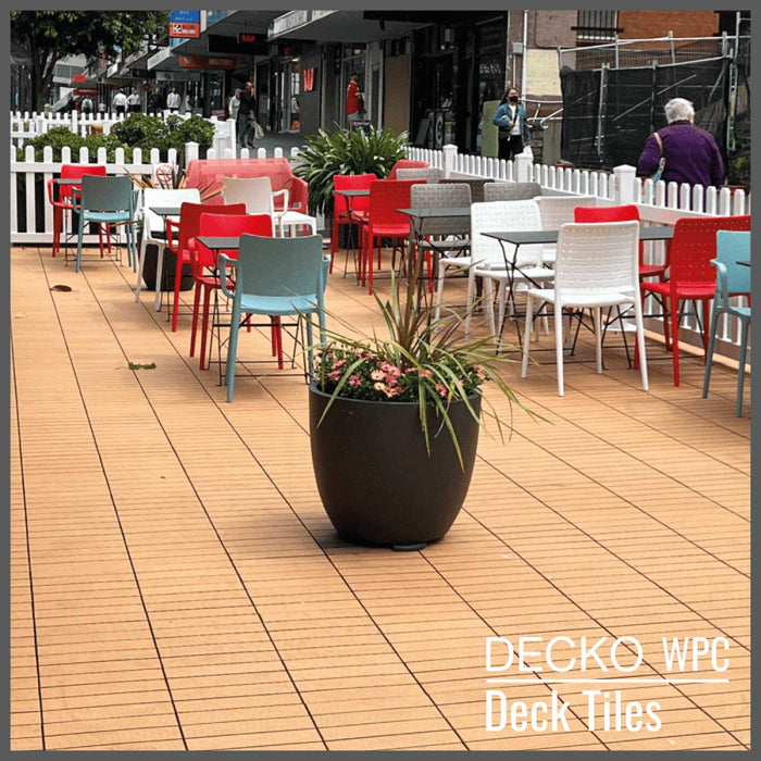 DECKO Premium Tiles - <b>TEAK</b> - 300/300/20 - Price/Tile