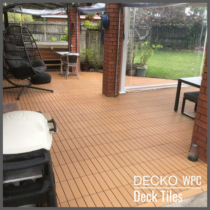 DECKO Premium Tiles - <b>TEAK</b> - 300/300/20 - Price/Tile