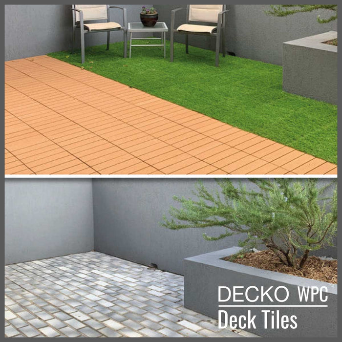 DECKO Premium Tiles - <b>TEAK</b> - 300/300/20 - Price/Tile